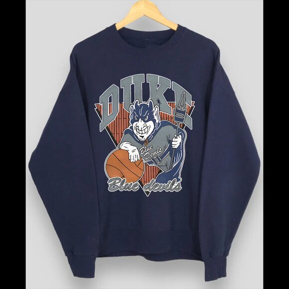Duke University Sweatshirt Duke Blue Devils Basketball Sweatshirt Shirt - Picture 1 of 3